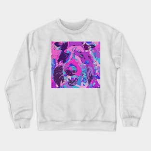 Abstract Dog Crewneck Sweatshirt